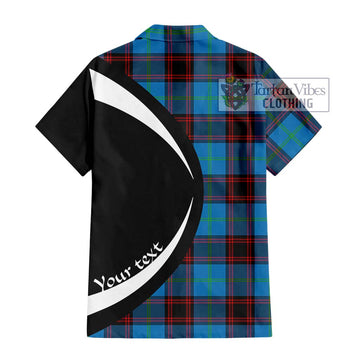 Wedderburn Tartan Hawaiian Shirt with Family Crest Circle Style - Tartan Vibes Clothing