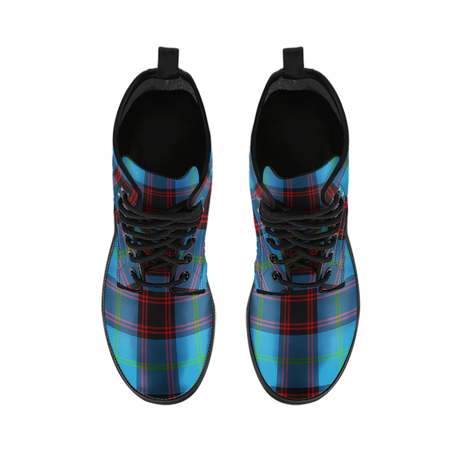 Wedderburn Tartan Leather Boots - Tartan Vibes Clothing