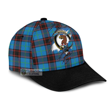 Wedderburn Tartan Classic Cap with Family Crest In Me Style