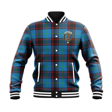 Wedderburn Tartan Baseball Jacket with Family Crest - Tartan Vibes Clothing