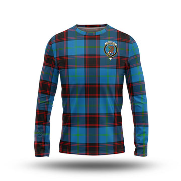 Wedderburn Tartan Long Sleeve T-Shirt with Family Crest - Tartan Vibes Clothing