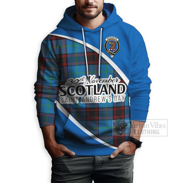 Wedderburn Family Crest Tartan Hoodie Celebrate Saint Andrew's Day in Style - Tartan Vibes Clothing