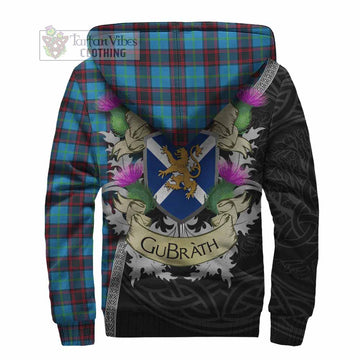 Wedderburn Tartan Family Crest Sherpa Hoodie Lion Rampant Royal Thistle Shield Celtic Inspired - Tartan Vibes Clothing