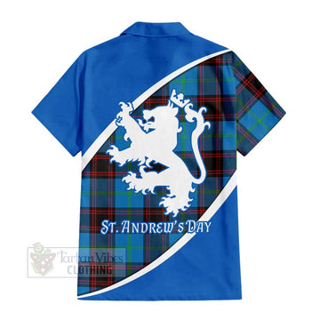 Wedderburn Family Crest Tartan Hawaiian Shirt Celebrate Saint Andrew's Day in Style - Tartan Vibes Clothing