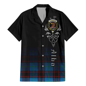 Wedderburn Tartan Hawaiian Shirt Shirt Featuring Alba Gu Brath Family Crest Celtic Inspired - Tartan Vibes Clothing
