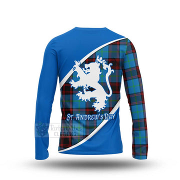 Wedderburn Family Crest Tartan Long Sleeve T-Shirt Celebrate Saint Andrew's Day in Style - Tartan Vibes Clothing