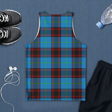 Wedderburn Tartan Mens Tank Top with Family Crest - Tartan Vibes Clothing