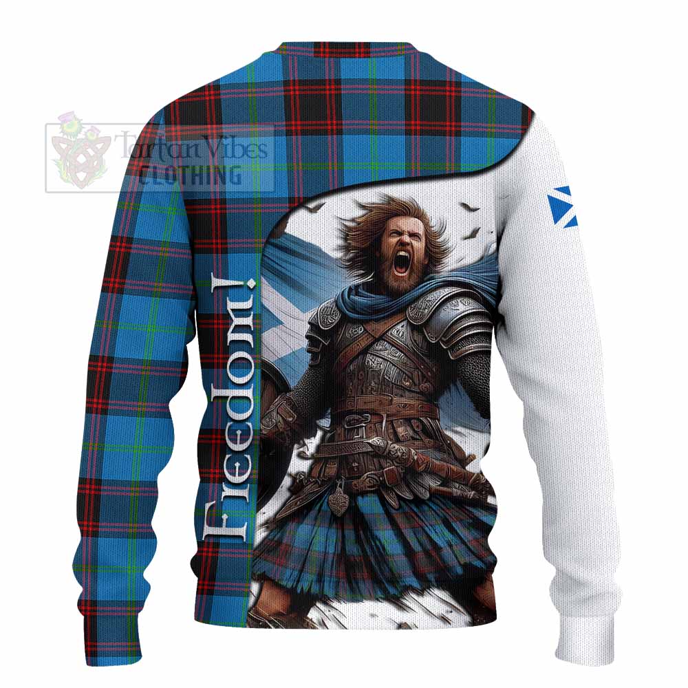 Wedderburn Crest Tartan Knitted Sweater Inspired by the Freedom of Scottish Warrior - Tartan Vibes Clothing