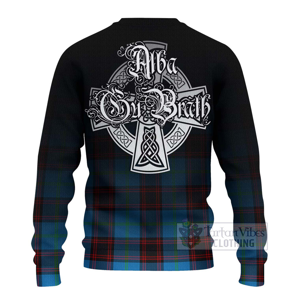 Wedderburn Tartan Ugly Sweater Featuring Alba Gu Brath Family Crest Celtic Inspired - Tartan Vibes Clothing