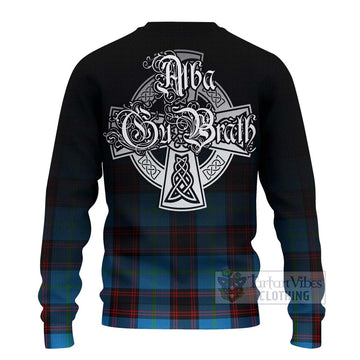 Wedderburn Tartan Ugly Sweater Featuring Alba Gu Brath Family Crest Celtic Inspired - Tartan Vibes Clothing