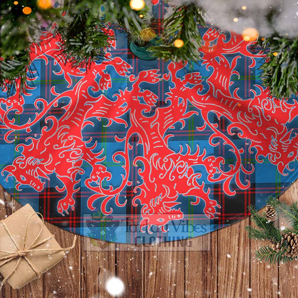 Wedderburn Tartan Christmas Tree Skirt Lion Rampant Style - Tartan Vibes Clothing