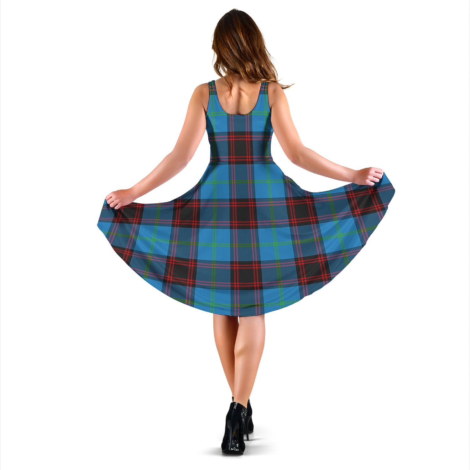 Wedderburn Tartan Sleeveless Midi Womens Dress - Tartan Vibes Clothing