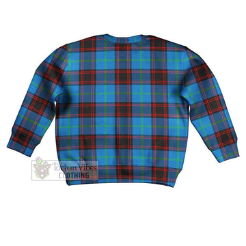 Wedderburn Tartan Kid Ugly Sweater with Family Crest - Tartan Vibes Clothing