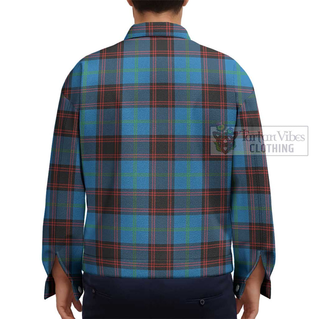Wedderburn Tartan Unisex Lapel Cotton Jacket - Tartan Vibes Clothing