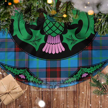 Wedderburn Tartan Christmas Tree Skirt Scottish Thistle Style - Tartan Vibes Clothing