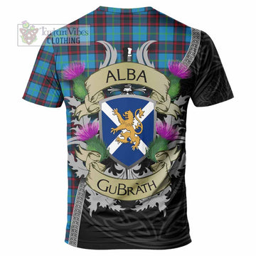 Wedderburn Tartan Family Crest T-Shirt Lion Rampant Royal Thistle Shield Celtic Inspired - Tartan Vibes Clothing