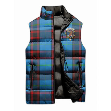 Wedderburn Tartan Sleeveless Puffer Jacket with Family Crest