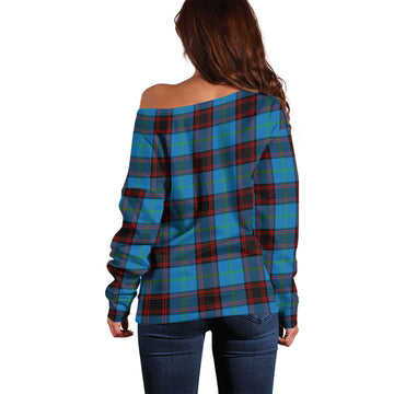 Wedderburn Tartan Off Shoulder Women Sweater - Tartan Vibes Clothing