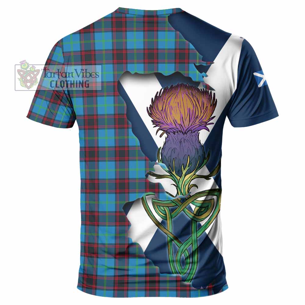 Tartan Vibes Clothing Wedderburn Tartan Family Crest T-Shirt Scottish Thistle Celtic Inspired
