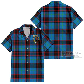 Wedderburn Tartan Cotton Hawaiian Shirt with Family Crest - Tartan Vibes Clothing