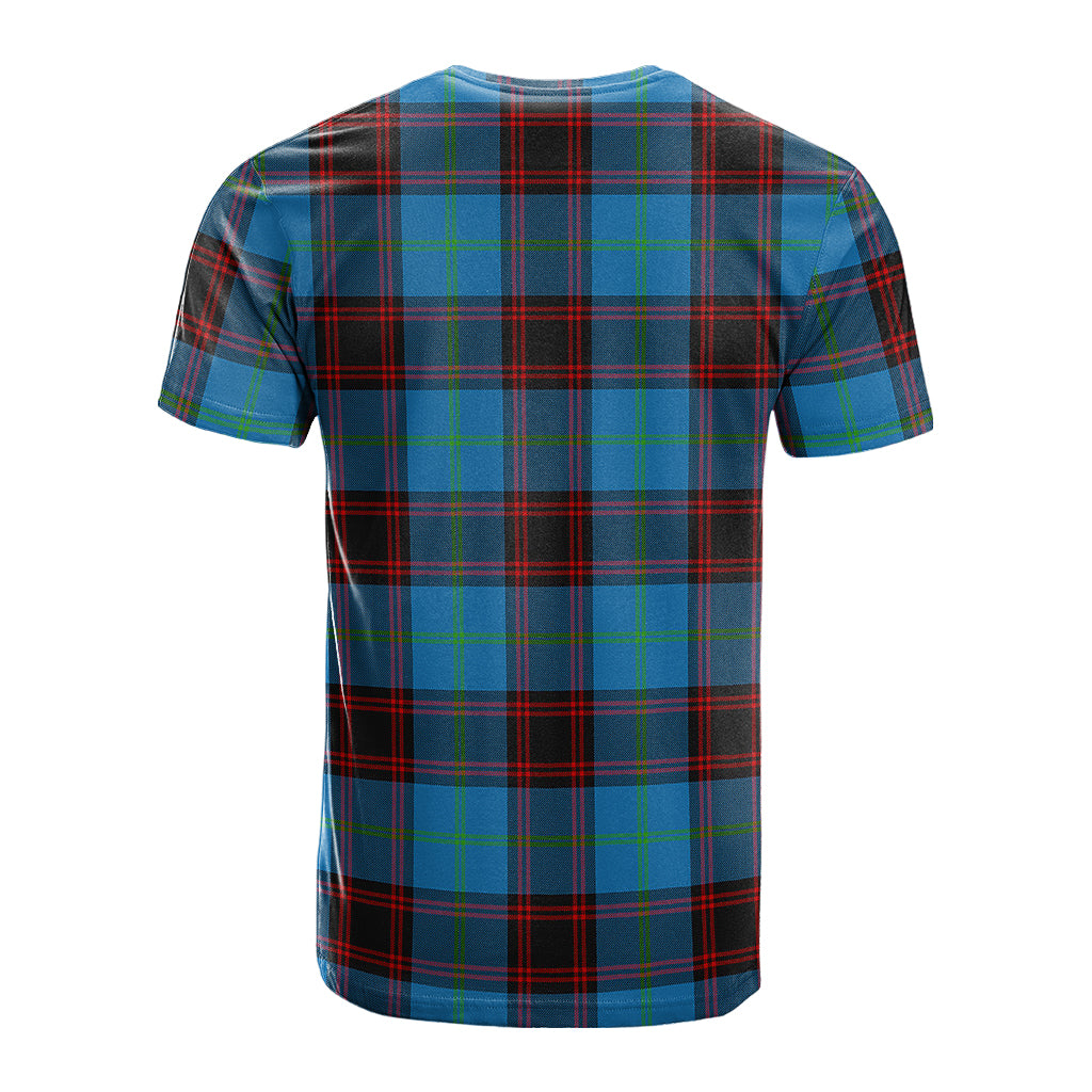 Wedderburn Tartan T-Shirt with Family Crest - Tartan Vibes Clothing