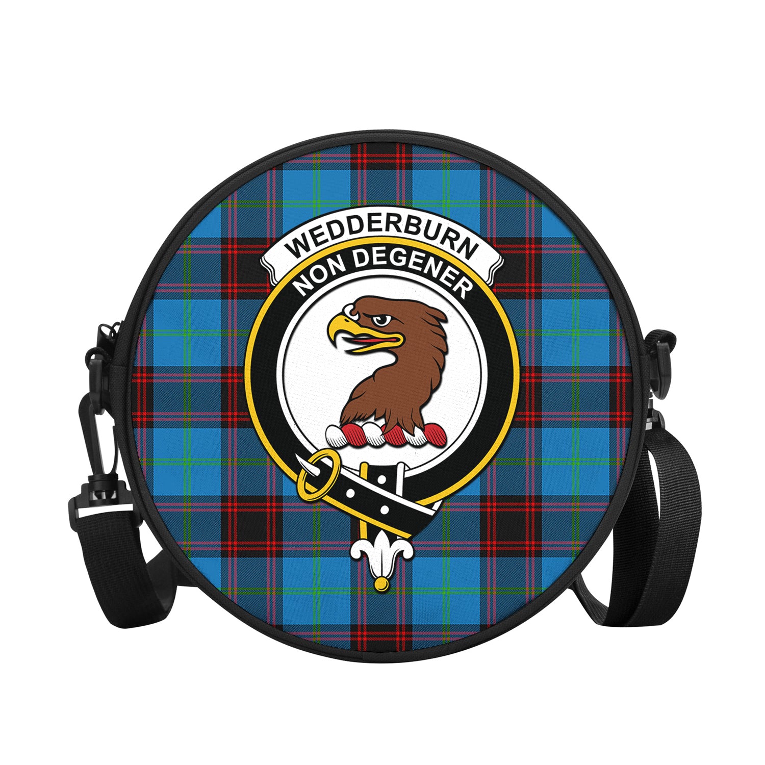 wedderburn-tartan-round-satchel-bags-with-family-crest