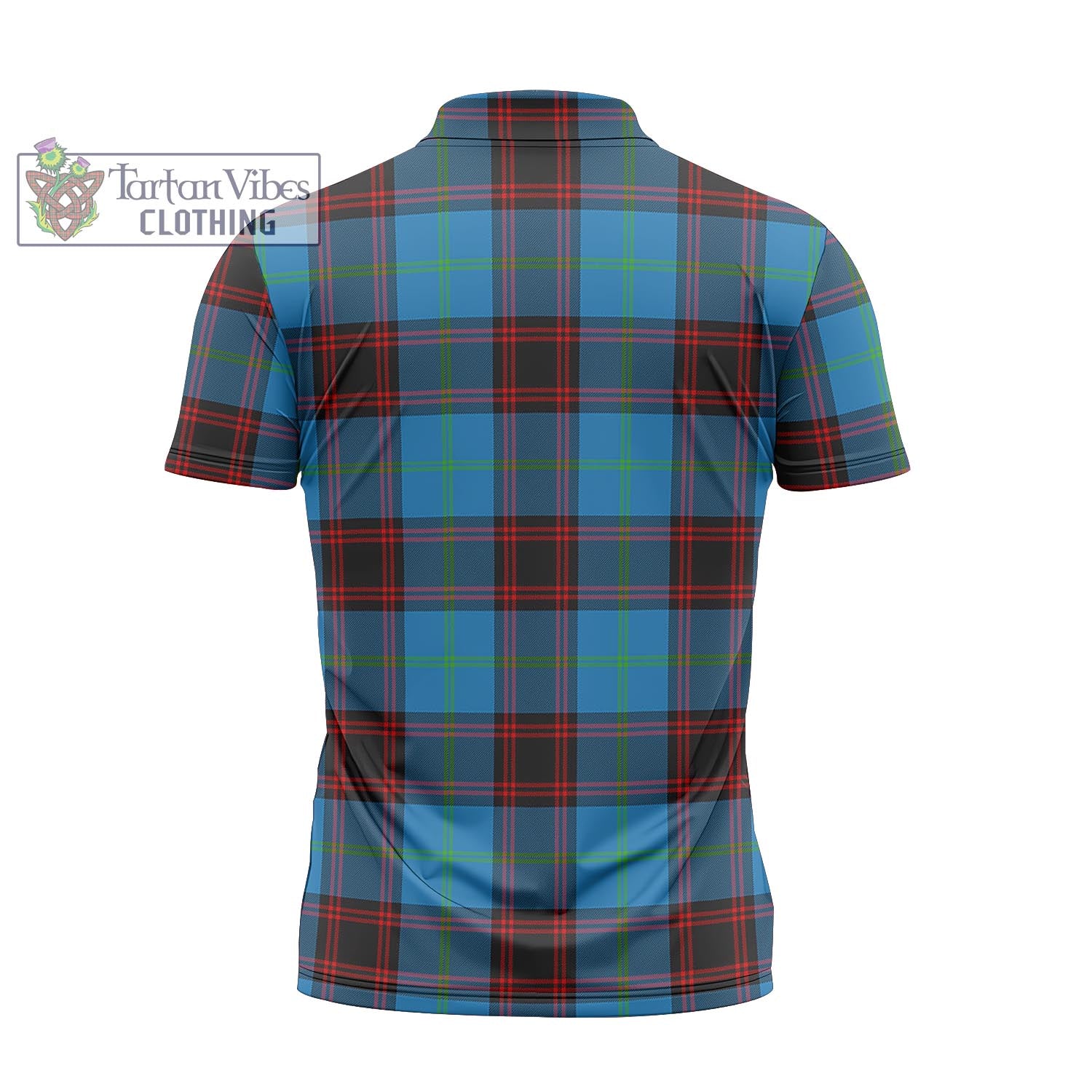 Wedderburn Tartan Zipper Polo Shirt - Tartan Vibes Clothing