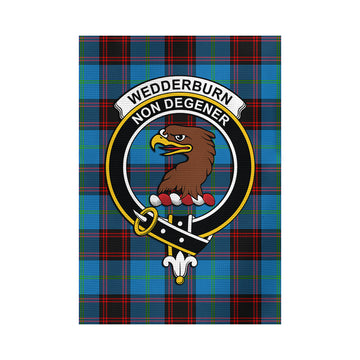 Wedderburn Tartan Flag with Family Crest - Tartan Vibes Clothing