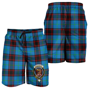 Wedderburn Tartan Mens Shorts with Family Crest - Tartan Vibes Clothing