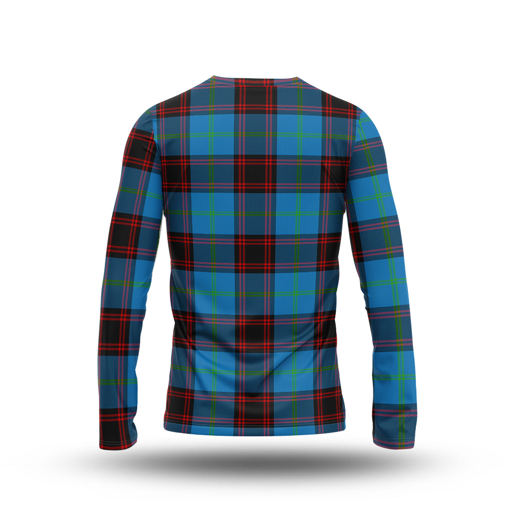 Wedderburn Tartan Long Sleeve T-Shirt with Family Crest - Tartan Vibes Clothing