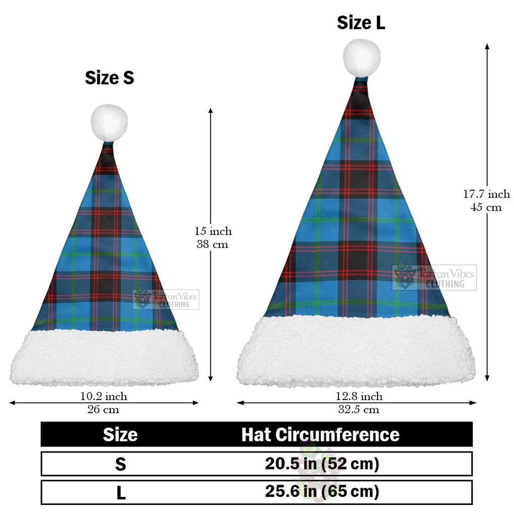 Tartan Vibes Clothing Wedderburn Tartan Christmas Santa Hats