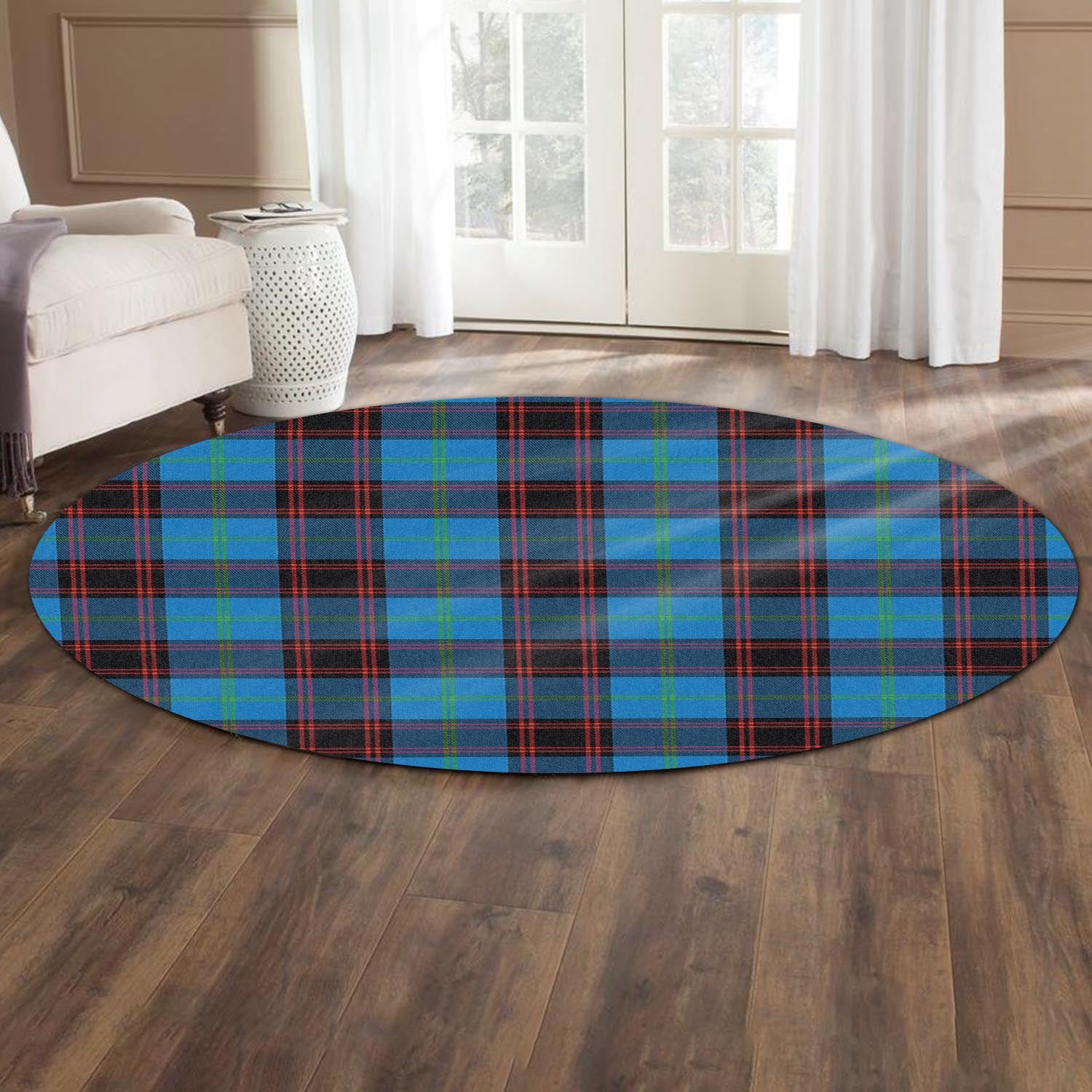 Wedderburn Tartan Round Rug - Tartan Vibes Clothing
