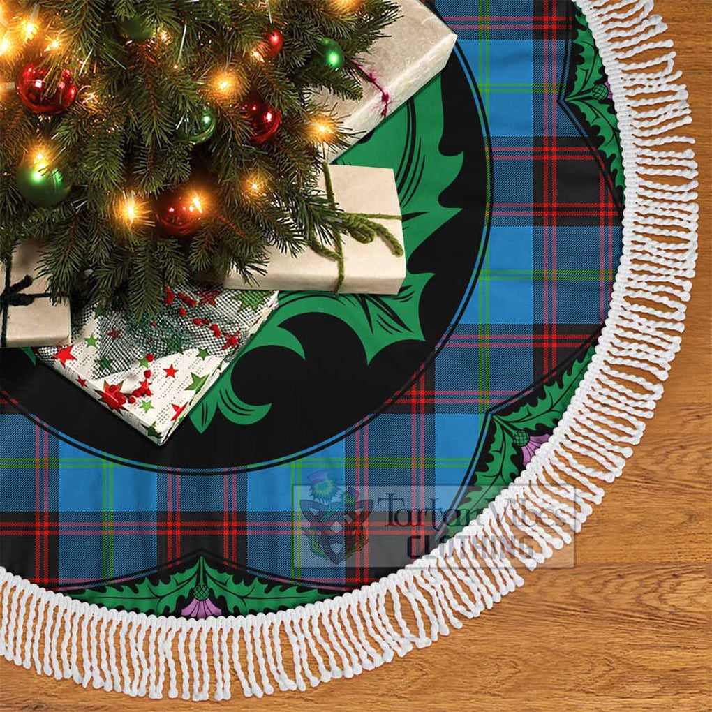 Wedderburn Tartan Christmas Tree Skirt Scottish Thistle Style - Tartan Vibes Clothing
