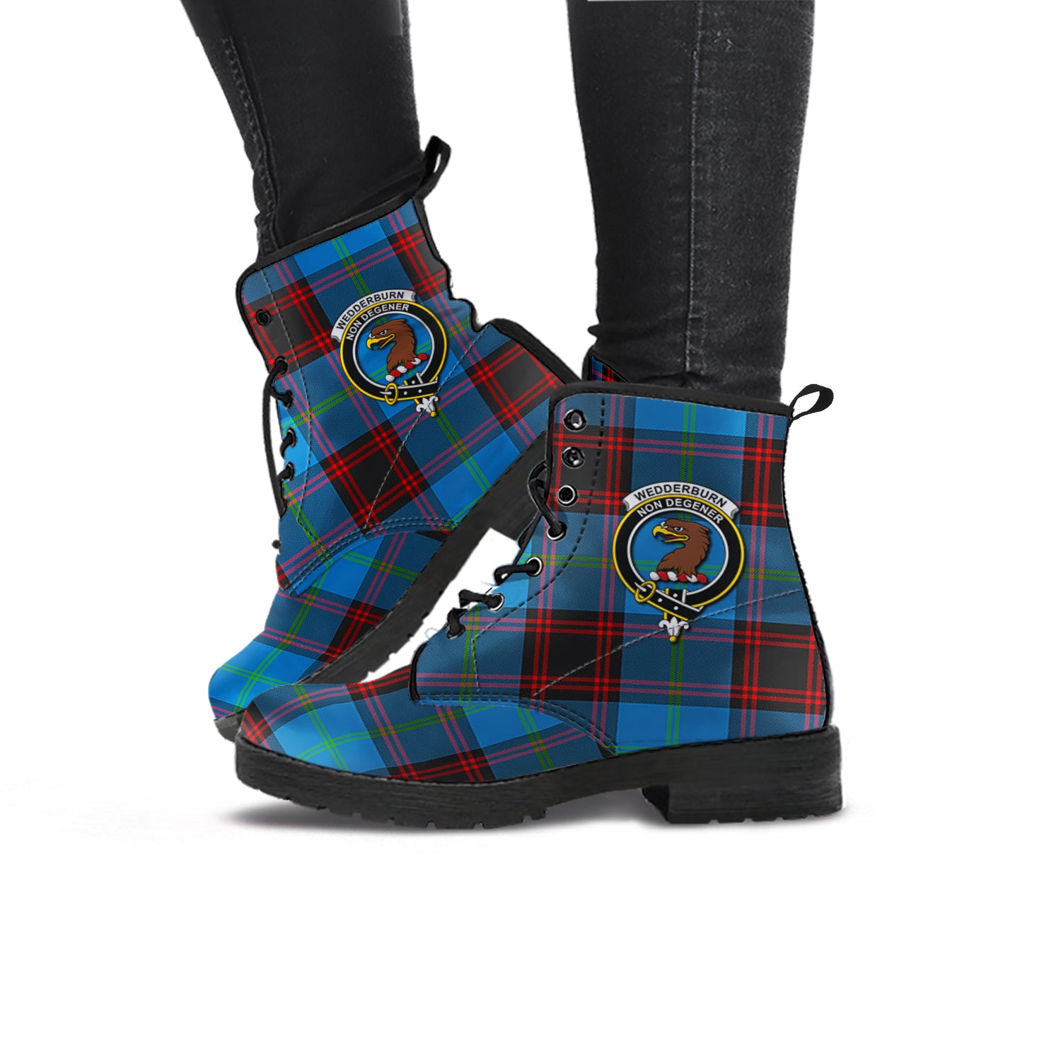 wedderburn-tartan-leather-boots-with-family-crest