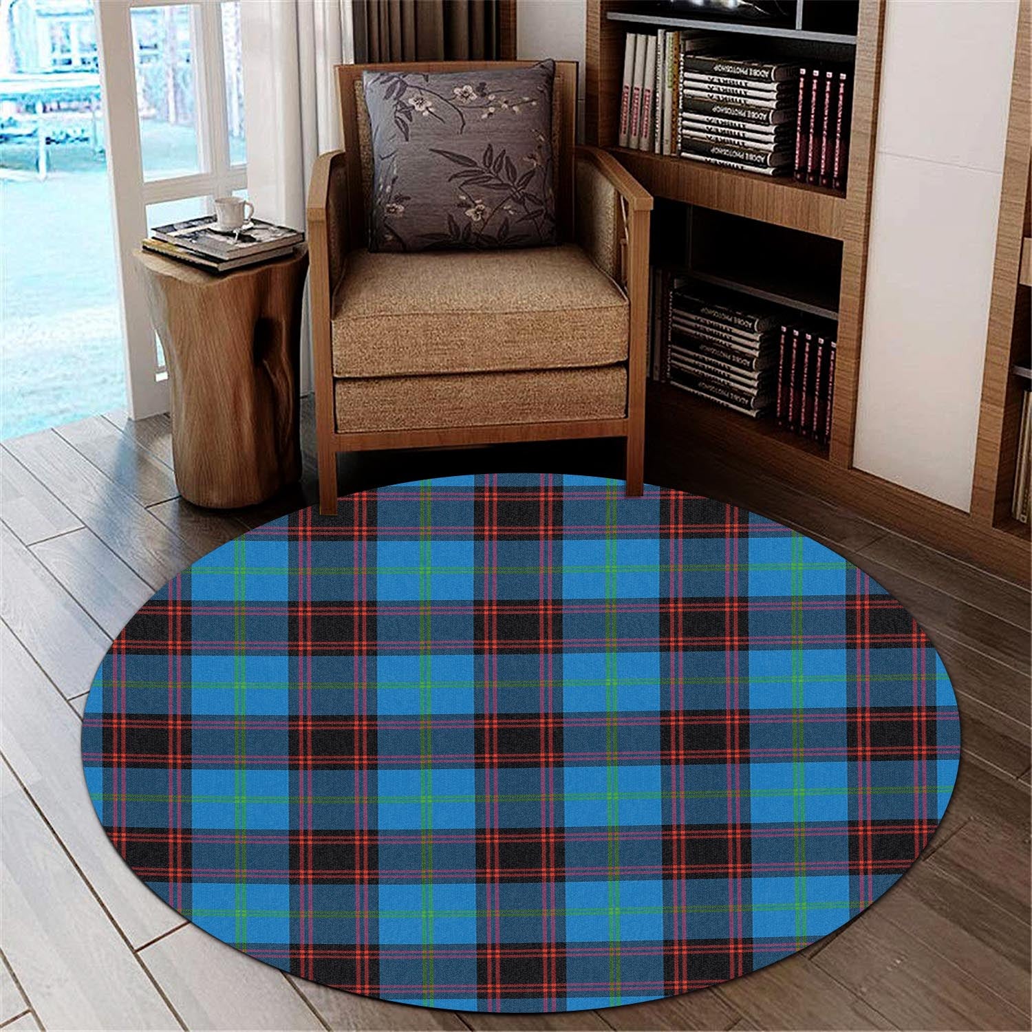 Wedderburn Tartan Round Rug - Tartan Vibes Clothing