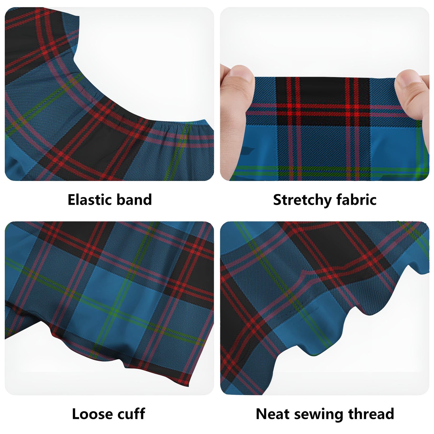 Wedderburn Tartan Off Shoulder Long Dress - Tartan Vibes Clothing