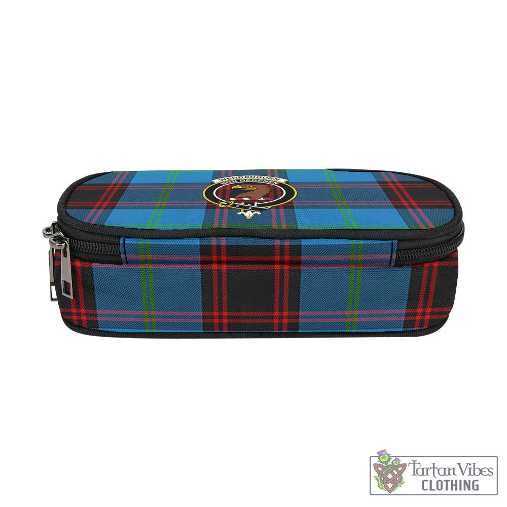 Wedderburn Tartan Pen and Pencil Case with Family Crest - Tartan Vibes Clothing