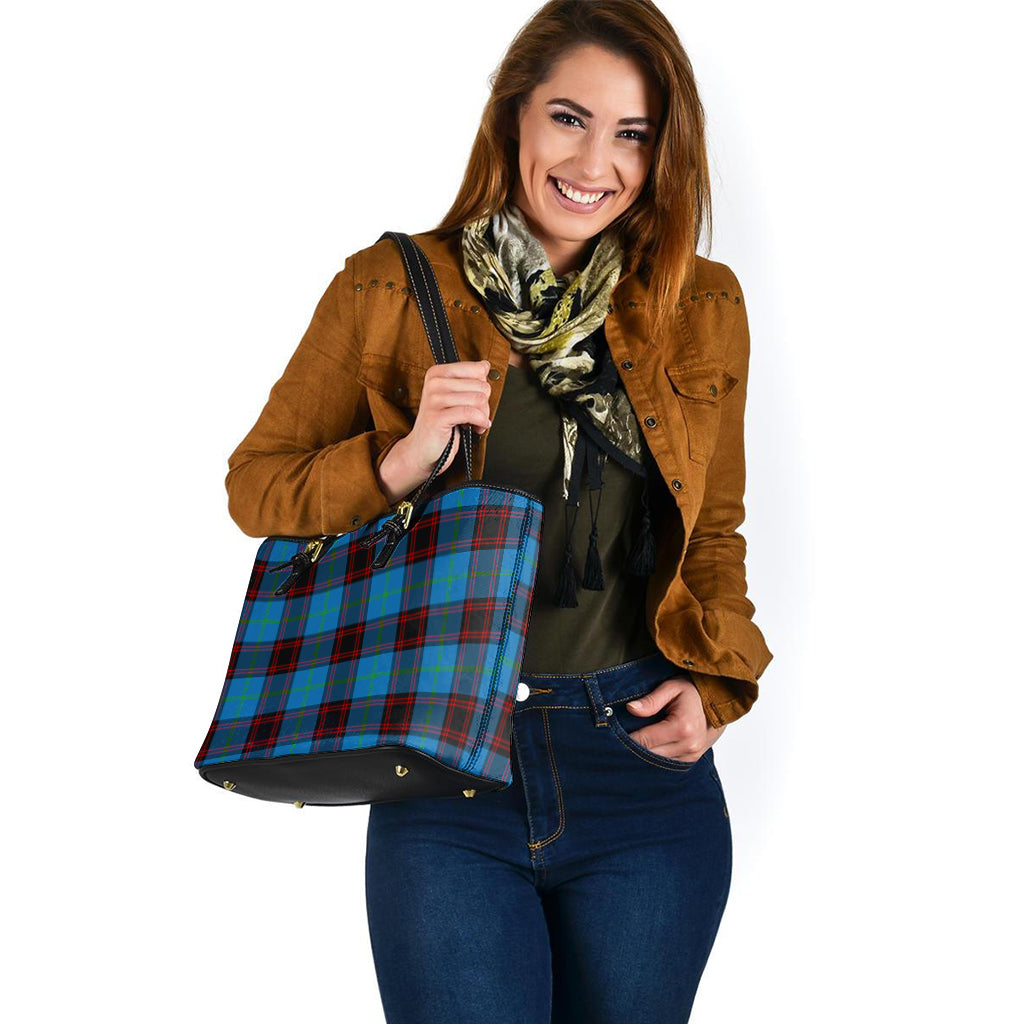 Wedderburn Tartan Leather Tote Bag - Tartan Vibes Clothing