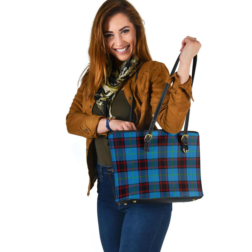 Wedderburn Tartan Leather Tote Bag - Tartan Vibes Clothing