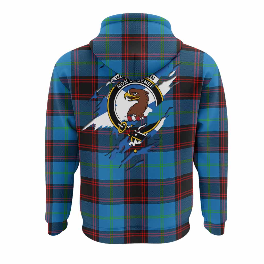 Wedderburn Clan Crest In Me Tartan Hoodie Scotland Flag Style