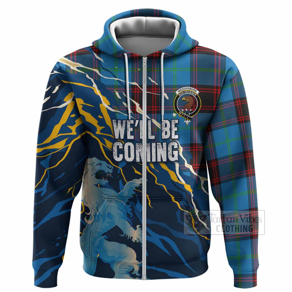 Wedderburn Scotland Tartan Hoodie WC2026 Football - We'll Be Coming