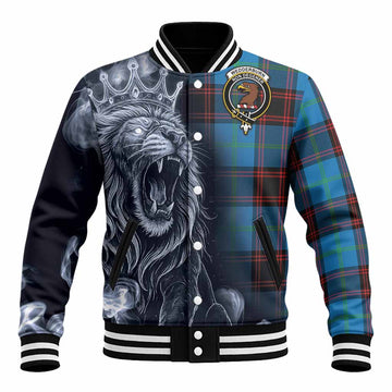 Wedderburn Tartan Baseball Jacket Roaring Lion Heritage