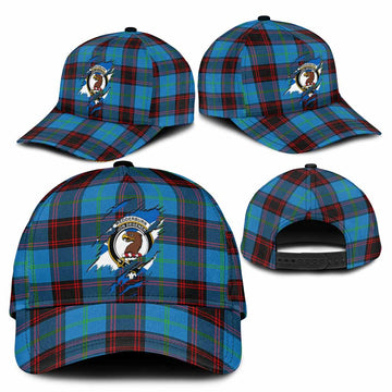 Wedderburn Tartan Classic Cap with Family Crest In Me Style