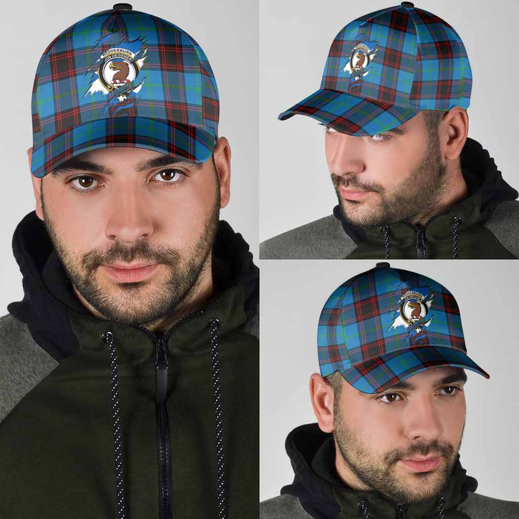 Wedderburn Tartan Classic Cap with Family Crest In Me Style