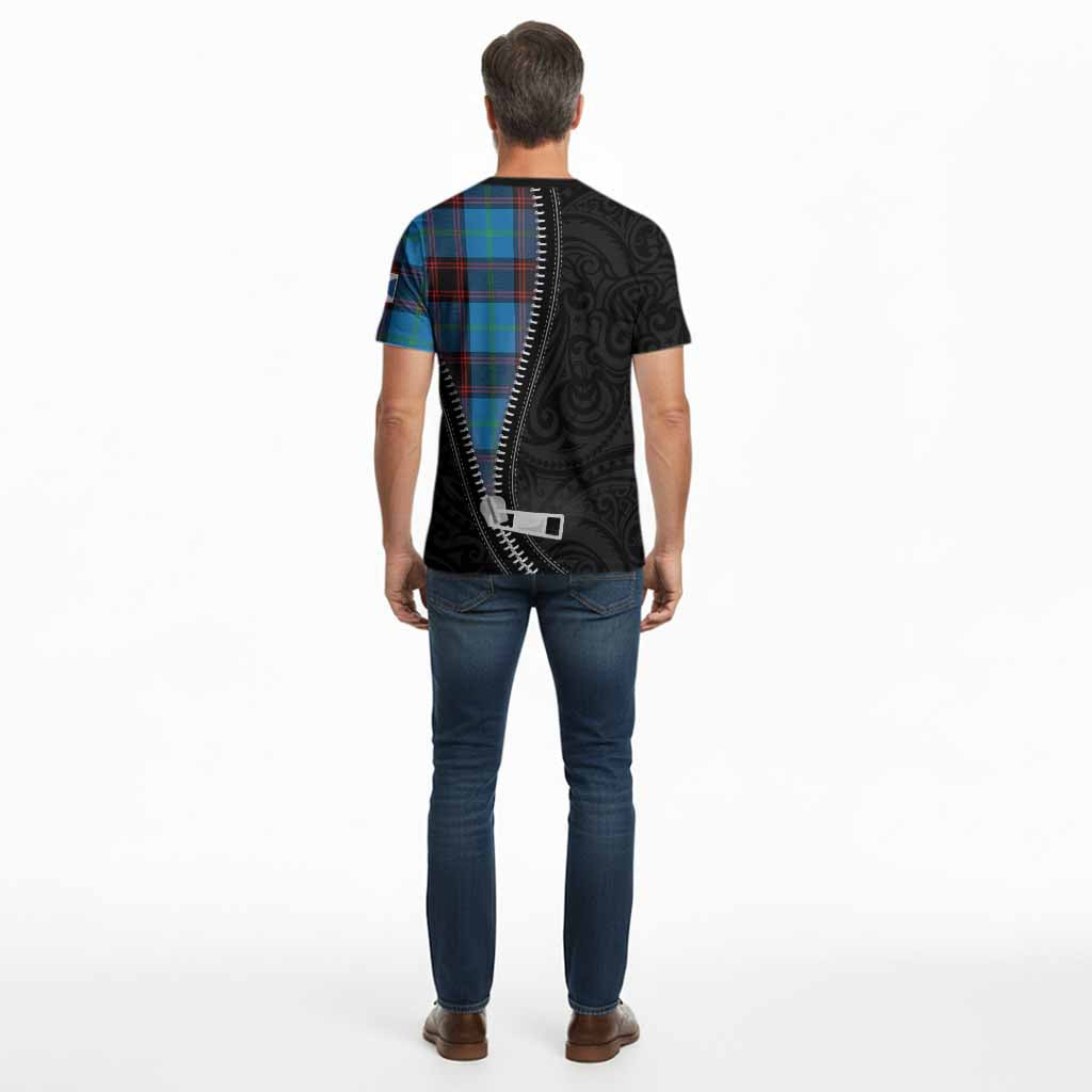 Wedderburn Tartan Cotton T-shirt New Zealand Pattern Unique Zipper Stylized