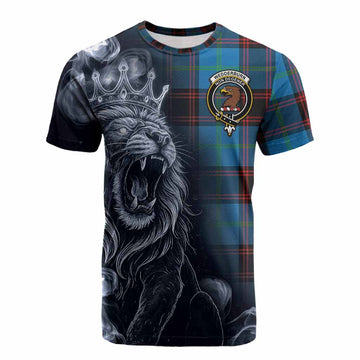 Wedderburn Tartan Cotton T-shirt Roaring Lion Heritage