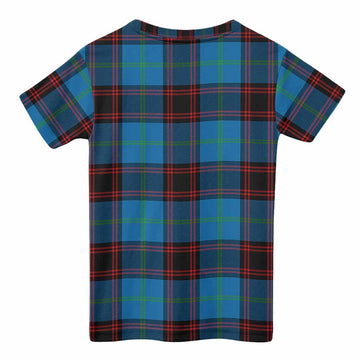 Wedderburn Tartan Crest Kid T-shirt Ferocious Lion Style