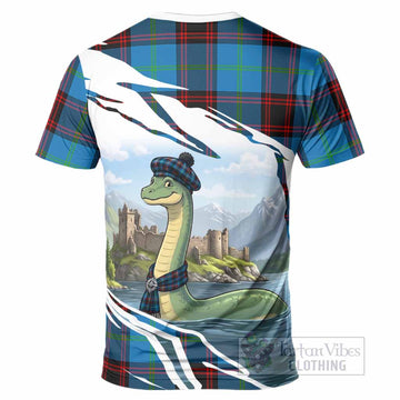Wedderburn Tartan Crest Loch Ness Monster Scottish Heritage Art T-Shirt
