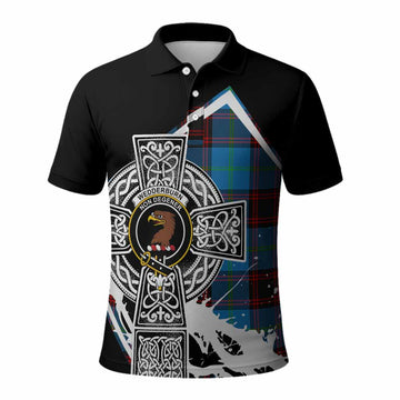 Wedderburn Tartan Crest Polo Shirt Scottish Celtic Cross Heritage Kid - Tartan Vibes Clothing