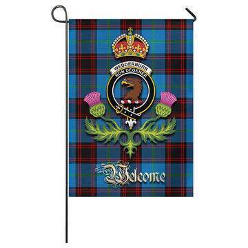 Wedderburn Tartan Family Crest Garden Flag Royal Thistle Welcome Style - Tartan Vibes Clothing